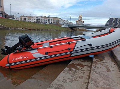 Лодка ПВХ Адмирал 375 S Pro Light моторная